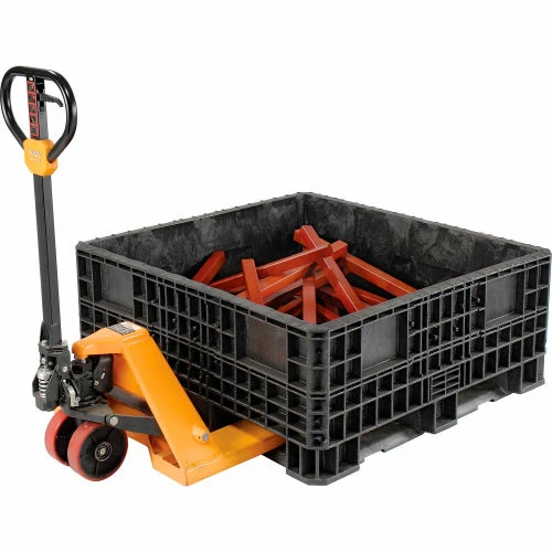 Discount ✨ ORBIS Heavy-Duty BulkPak Container HDRS4548-19 - 48"L x 45"W x 19-5/16"H - Fixed Wall Black 🎉 7 Discount ✨ ORBIS Heavy-Duty BulkPak Container HDRS4548-19 - 48"L x 45"W x 19-5/16"H - Fixed Wall Black 🎉 - Image 7