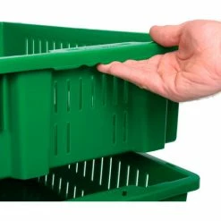 Deals โจ LEWISBins Stack-N-Nest Agricultural Container AF2013-6, 19-11/16"L x 13-1/8"W x 5-5/8"H, Green - Pkg Qty 10 ๐ 14 Deals โจ LEWISBins Stack-N-Nest Agricultural Container AF2013-6, 19-11/16"L x 13-1/8"W x 5-5/8"H, Green - Pkg Qty 10 ๐ -Containers shop B649794 06
