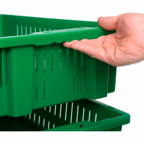 Deals โจ LEWISBins Stack-N-Nest Agricultural Container AF2013-6, 19-11/16"L x 13-1/8"W x 5-5/8"H, Green - Pkg Qty 10 ๐ 7 Deals โจ LEWISBins Stack-N-Nest Agricultural Container AF2013-6, 19-11/16"L x 13-1/8"W x 5-5/8"H, Green - Pkg Qty 10 ๐ - Image 7