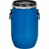 New 💯 Jescraft Open Head Plastic Drum, 16 Gallon Capacity, Blue 🎁