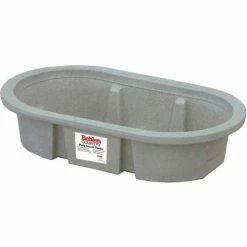 Cheap 🔥 Poly Stock Tank 52110047GT 2'x1'x4' Shallow Round End 50 Gallon 👏