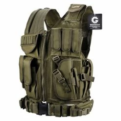Promo 👍 Barska Loaded Gear VX-200 Tactical Right Hand Vest BI12332 - OD Green ❤️