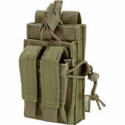 Best Pirce ๐ Barska BI13016 Loaded Gear CX-950 Dual Stacked Rifle/Handgun Mag Pouch, Green ๐
