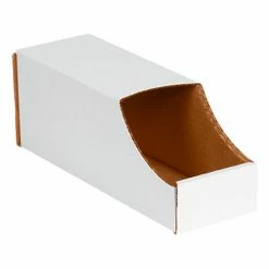 Best reviews of 🔔 Global Industrial™ Stackable Corrugated Bin Boxes, 4"Wx12"Dx4-1/2"H, Oyster White - Pkg Qty 50 ✨