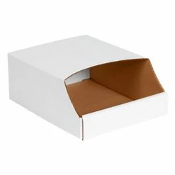 Top 10 🥰 Global Industrial™ Stackable Corrugated Bin Boxes, 9"Wx12"Dx4-1/2"H, Oyster White - Pkg Qty 50 👍