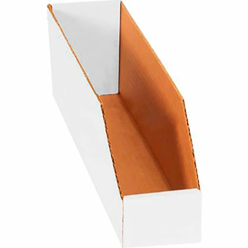 Budget 👏 Global Industrial Open Top Corrugated Bin Boxes, 3"Wx18"Dx4-1/2"H, White - Pkg Qty 25 😉 1 Budget 👏 Global Industrial Open Top Corrugated Bin Boxes, 3"Wx18"Dx4-1/2"H, White - Pkg Qty 25 😉