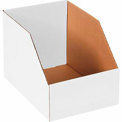 Top 10 ⭐ Global Industrial Jumbo Open Top Corrugated Bin Boxes, 8"Wx12"Dx8"H, White - Pkg Qty 50 😍 1 Top 10 ⭐ Global Industrial Jumbo Open Top Corrugated Bin Boxes, 8"Wx12"Dx8"H, White - Pkg Qty 50 😍