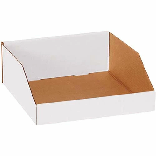 Wholesale 💯 Global Industrial Open Top Corrugated Bin Boxes, 12"Wx12"Dx4-1/2"H, White - Pkg Qty 50 😉 1 Wholesale 💯 Global Industrial Open Top Corrugated Bin Boxes, 12"Wx12"Dx4-1/2"H, White - Pkg Qty 50 😉