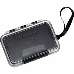 Hot Sale 🛒 B&W Type 200 Extra Small Outdoor Waterproof Case 1-1/4"L x 4-1/4"W x 6H, Black/Clear ✔️