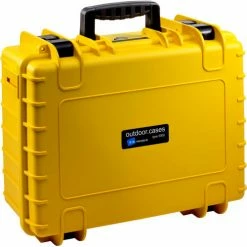Brand new 🥰 B&W Medium Outdoor Waterproof Case W/ Reconfigurable Padded Divider Insert 18-1/2"Lx14-1/2"W,Yellow 🎉