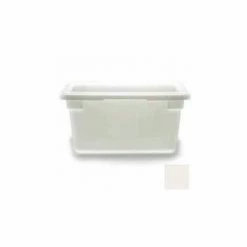 Best Pirce ⭐ Cambro 12189P148 - Food Storage Container, 12x18x9, 4.75 Gallon Capacity, Natural White - Pkg Qty 6 😀