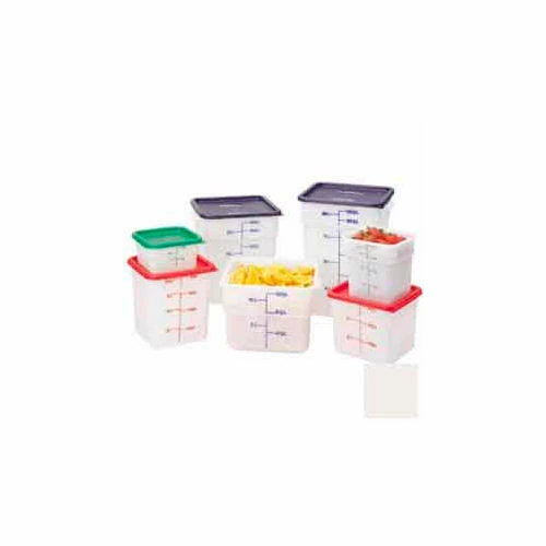 Discount ⌛ Cambro 12SFSP148 - Square Food Container, w/Handles, 12 Quart, 11-1/4x12-1/4x8-3/4, White - Pkg Qty 6 ⌛ 1 Discount ⌛ Cambro 12SFSP148 - Square Food Container, w/Handles, 12 Quart, 11-1/4x12-1/4x8-3/4, White - Pkg Qty 6 ⌛