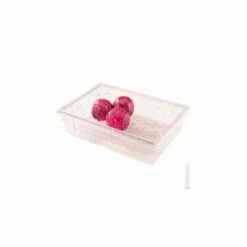 Brand new 🎁 Cambro 18268CLRCW135 - Colander, For Food Storage Boxes, Fits 18" x 26"x9 And 15", Clear - Pkg Qty 4 ✨