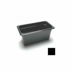 Hot Sale 🔥 Cambro 36CW110 - Camwear Food Pan, 1/3 Size, 6" Deep, Polycarbonate, Black, NSF - Pkg Qty 6 🌟