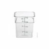 Deals 🥰 Cambro 4SFSCW135 - Camsquare Food Container, 4 Qt., 7-1/4 x 7-1/4 x 7-3/8, Clear - Pkg Qty 6 ⭐