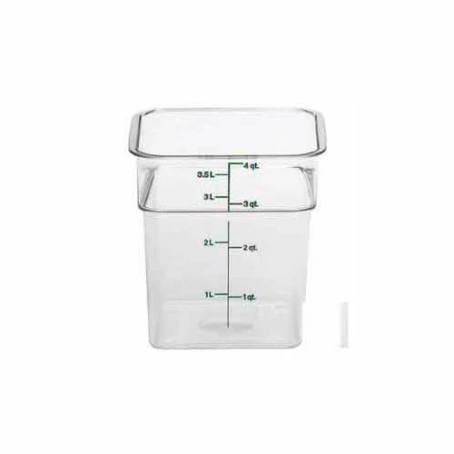 Deals ๐ฅฐ Cambro 4SFSCW135 - Camsquare Food Container, 4 Qt., 7-1/4 x 7-1/4 x 7-3/8, Clear - Pkg Qty 6 โญ 1 Deals ๐ฅฐ Cambro 4SFSCW135 - Camsquare Food Container, 4 Qt., 7-1/4 x 7-1/4 x 7-3/8, Clear - Pkg Qty 6 โญ