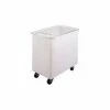Flash Sale 🥰 Cambro IB44148- Mobile Ingredient Bin w/Lid, Polyethlene, 43 Gal., White 😉