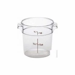 Top 10 🔥 Cambro RFSCW1135 - Round Storage Container, 1 Qt., (Covers Sold Separately), Clear - Pkg Qty 12 🌟