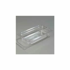 Flash Sale 🤩 Carlisle 1026007 - Topnotch® One-Third Size Food Pan 12-3/4" x 7", Clear - Pkg Qty 6 ✨