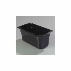 Brand new 🎉 Carlisle 1026203 - Topnotch® 1/3 Size Food Pan, 6" Deep, Black - Pkg Qty 6 🛒