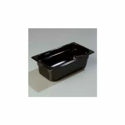 Budget 😀 Carlisle 1046103 - Topnotch® One-Third Size Pan 12-3/4" x 7", Black - Pkg Qty 6 🛒