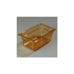 Budget ✔️ Carlisle 1046213 - Topnotch® One-Third Size Pan 12-3/4" x 7", Amber, 6" Deep - Pkg Qty 6 🎁