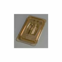 Deals 🔔 Carlisle 10490U13 - Topnotch® Universal Handled Lid 10-1/4" x 6-3/8", Amber - Pkg Qty 6 ✔️