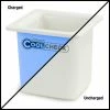 Best reviews of 🤩 Carlisle CM1105C1402 Coldmaster® CoolCheck 6" D Sixth-Size High Capacity Food Pan - White/Blue 😀