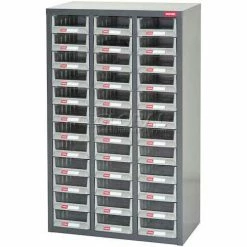 Promo 🤩 Shuter Parts Drawer Cabinet, 36 Drawers, Floor unit, 23"W x 11-1/2"D x 37"H 🎁