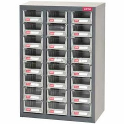 Coupon 👏 Shuter Parts Drawer Cabinet, 24 Drawers, Floor unit, 17-1/2"W x 8-3/4"D x 25-1/4"H 🔥