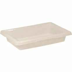 Hot Sale 🛒 Rubbermaid Bus Utility Tote Box FG350700WHT - 18 x 12 x 3-1/2 - White - Pkg Qty 6 🤩 -Containers shop CDB 4757030