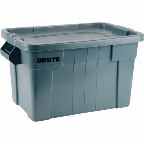 Budget ๐งจ Rubbermaid 20 Gallon Brute Tote with Lid FG9S3100GRAY - 27-7/8 x 17-3/8 x 15-1/8 - Gray - Pkg Qty 6 โค๏ธ 1 Budget ๐งจ Rubbermaid 20 Gallon Brute Tote with Lid FG9S3100GRAY - 27-7/8 x 17-3/8 x 15-1/8 - Gray - Pkg Qty 6 โค๏ธ
