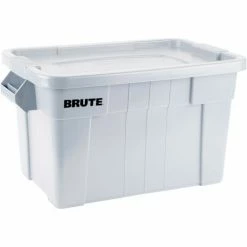 Promo 🛒 Rubbermaid 20 Gallon Brute Tote with Lid FG9S3100WHT - 27-7/8 x 17-3/8 x 15-1/8 - White - Pkg Qty 6 ⌛ 41 Promo 🛒 Rubbermaid 20 Gallon Brute Tote with Lid FG9S3100WHT - 27-7/8 x 17-3/8 x 15-1/8 - White - Pkg Qty 6 ⌛ -Containers shop CDB V2296W