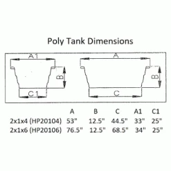 Brand new 🎉 Hastings Poly Stock Tank HP20106 Round-End 89 Gallon 76-1/2"L x 34"W x 12-1/2"H No Drain Plug - Gray 🌟