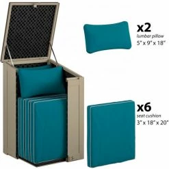 Cheapest 👏 COSCO® BoxGuard® Lockable Outdoor Storage Box 6.3 Cu. Ft. 20-1/2 x 22 x 33-1/4 Tan ⭐ -Containers shop COO C333BP88BTN1E 08