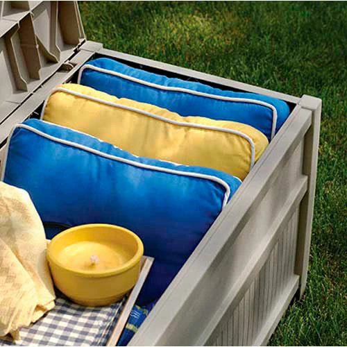 Best deal ❤️ Suncast® Light Taupe Deck Box With Seat, 50 Gallon Capacity ✨ 2 Best deal ❤️ Suncast® Light Taupe Deck Box With Seat, 50 Gallon Capacity ✨ - Image 2