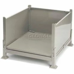 Discount ✔️ Davco KDS-01 Collapsible Sheet Metal Steel Container 40-1/2"x34-1/2"x26" Zinc-Galv 🌟 -Containers shop DCV KDS 01