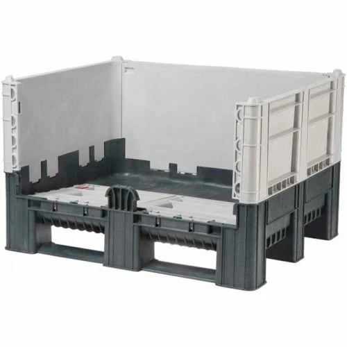 Hot Sale โจ Decade DFC Quick Assembly Folding Container Solid Wall 48"L x 40"W x 29"H 1650 lb Capacity Gray ๐ 2 Hot Sale โจ Decade DFC Quick Assembly Folding Container Solid Wall 48"L x 40"W x 29"H 1650 lb Capacity Gray ๐ - Image 2