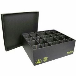 Hot Sale 👍 Protektive Pak 38828 ESD In-Plant Handler Adj. Dividers & Lid, 15 Cells, Cell Size 8 x 19-3/4 x 1 - Pkg Qty 5 ✨