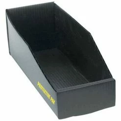Budget 🤩 Protektive Pak 38904 Plastek ESD Open Bin Box, 4"W x 18"D x 4"H - Pkg Qty 5 ⌛
