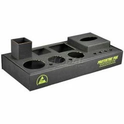 Outlet 🌟 Protektive Pak 47553 ESD Workstation Organizer, Corrugated, Universal, 16-7/8"L 8-1/8"W x 2-3/8"H - Pkg Qty 5 ✨