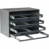 Deals 😀 Durham Slide Narrow Rack 310B-95 - For Large Compartment Storage Boxes - Four Drawers 🛒