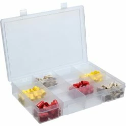 Best Sale 🧨 Durham Mfg. Durham Large Plastic Compartment Box LP16-CLEAR - 16 Compartments, 13-1/8x9x2-5/16 - Pkg Qty 5 🌟 -Containers shop DUR LP16 CLEAR