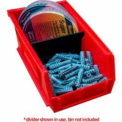 Deals 🎉 Durham Mfg. Horizontal Divider For Durham 4"W x 5"D x 3"H & 4"W x 7"D x 3"H Hook-on-Bins - Price For 6/Pack 😍 -Containers shop DUR PB30162 08 04