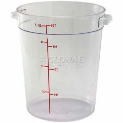 Coupon 🔔 Winco PCRC-68C Round Cover, Fits 6 & 8 Qt, Clear, Polycarbonate - Pkg Qty 12 😉