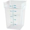Wholesale 😉 Winco PCSC-22C Square Storage Container, 22 Qt, Clear, Polycarbonate - Pkg Qty 6 🎉