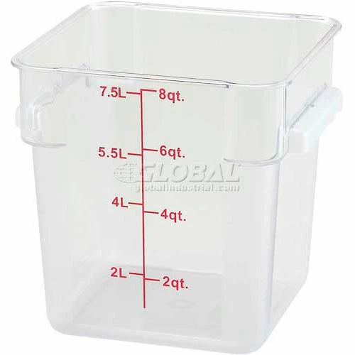 Best Sale 😉 Winco PCSC-8C Square Storage Container, 8 Qt, Clear, Polycarbonate - Pkg Qty 12 ⌛ 1 Best Sale 😉 Winco PCSC-8C Square Storage Container, 8 Qt, Clear, Polycarbonate - Pkg Qty 12 ⌛