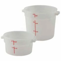 Promo 🤩 Winco PPRC-24C PP Round Cover, Polypropelyne, Translucent - Pkg Qty 12 🌟