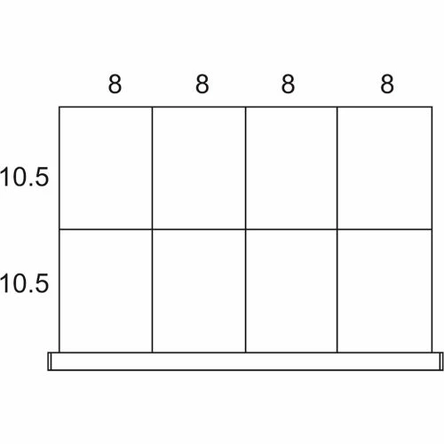 Best Pirce โ Rousseau Metal Drawer Divider Kit for 36"W Modular Drawer Cabinet, 8" Drawer Height, 8 Compartments ๐ 2 Best Pirce โ Rousseau Metal Drawer Divider Kit for 36"W Modular Drawer Cabinet, 8" Drawer Height, 8 Compartments ๐ - Image 2