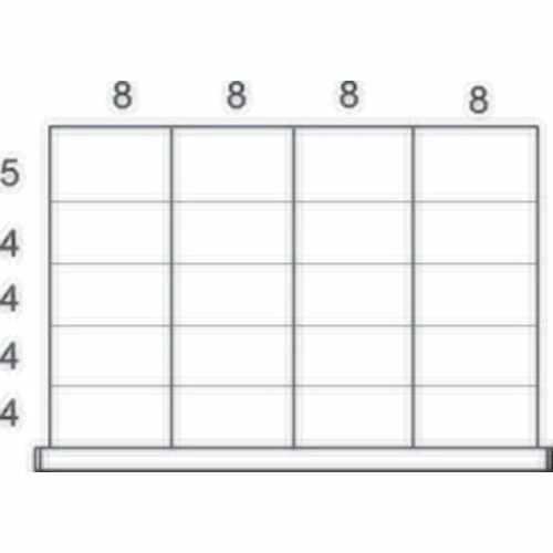 Cheap 😀 Rousseau Metal Drawer Divider Kit for 36"W Modular Drawer Cabinet, 4" Drawer Height, 20 Compartments ⌛ 2 Cheap 😀 Rousseau Metal Drawer Divider Kit for 36"W Modular Drawer Cabinet, 4" Drawer Height, 20 Compartments ⌛ - Image 2